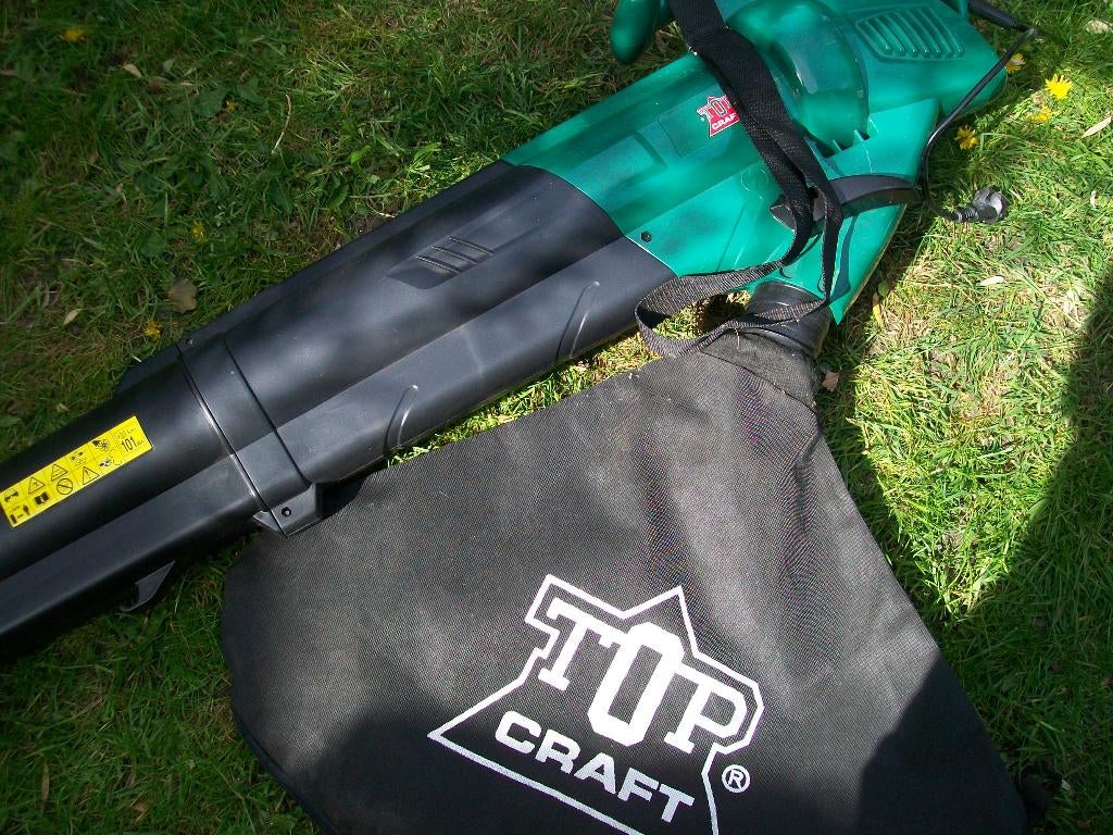 TOP CRAFT bladblazer/zuiger in nieuwstaat, Tuin en Terras, Bladblazers, Ophalen, Handgedragen, Zo goed als nieuw, Elektrisch