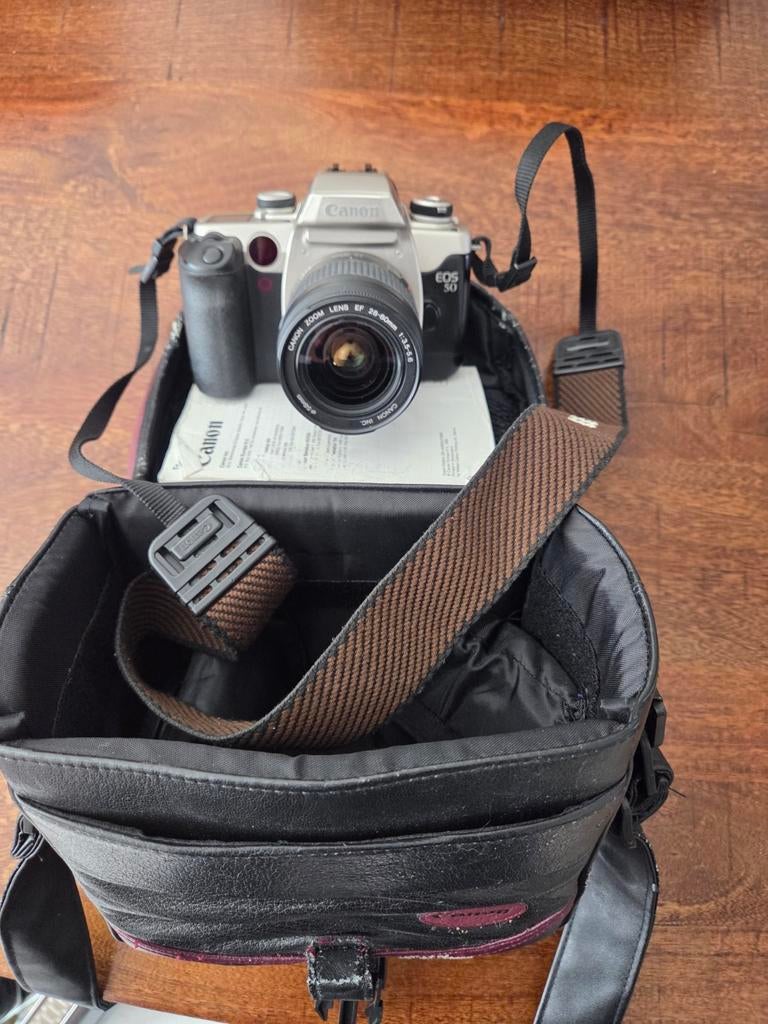 Canon Eos 50 - analoge camera - niet getest, Canon, Spiegelreflex, Canon, Onbekend