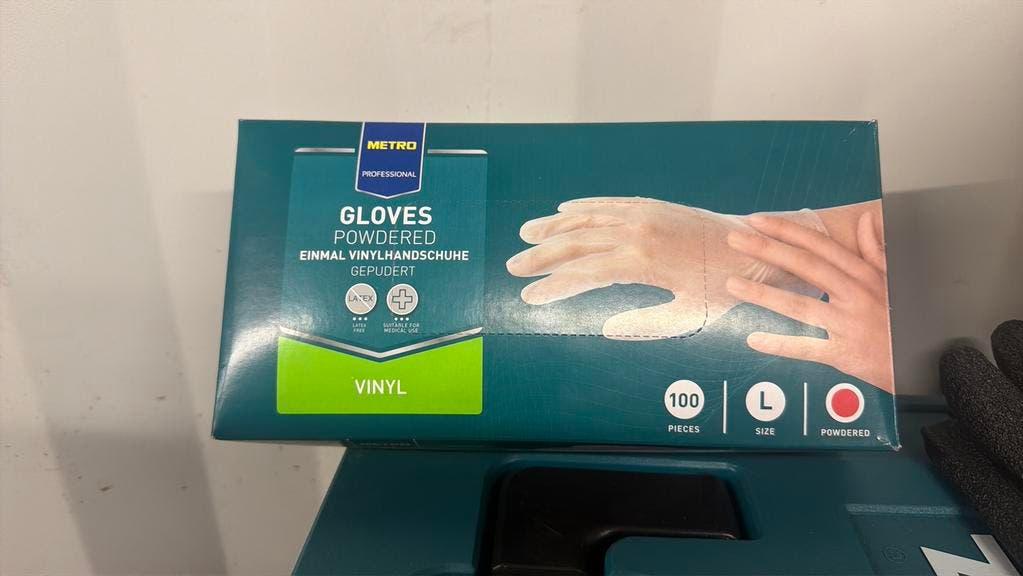 Vinyl handschoenen L, Ophalen, Z, Z, Z