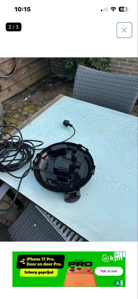 Vijverpomp - Goede staat, Tuin en Terras, Vijver-toebehoren, Gebruikt, Vijverpomp, Ophalen
