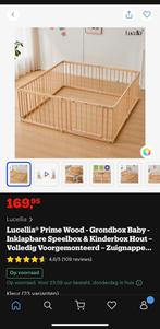 Lucellia pure houten Grondbox - inklapbaar - verstelbaar -, Ophalen, Zo goed als nieuw