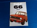 introductiefolder Daf 66 Saloon - modeljaar 1973 Engels, Daf variomatic, Ophalen of Verzenden, Zo goed als nieuw, Overige merken