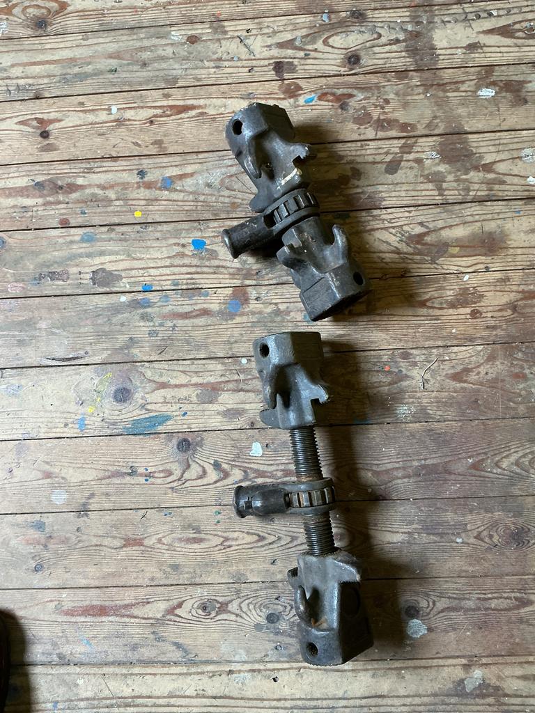 Robuuste mechanische krikken - Set van 2, Auto diversen, Krikken, Ophalen, Gebruikt, Mechanisch, Potkrik