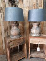 Aura Peeperkorn xl balusterlampen, Huis en Inrichting, Ophalen of Verzenden, Hout, Minder dan 50 cm