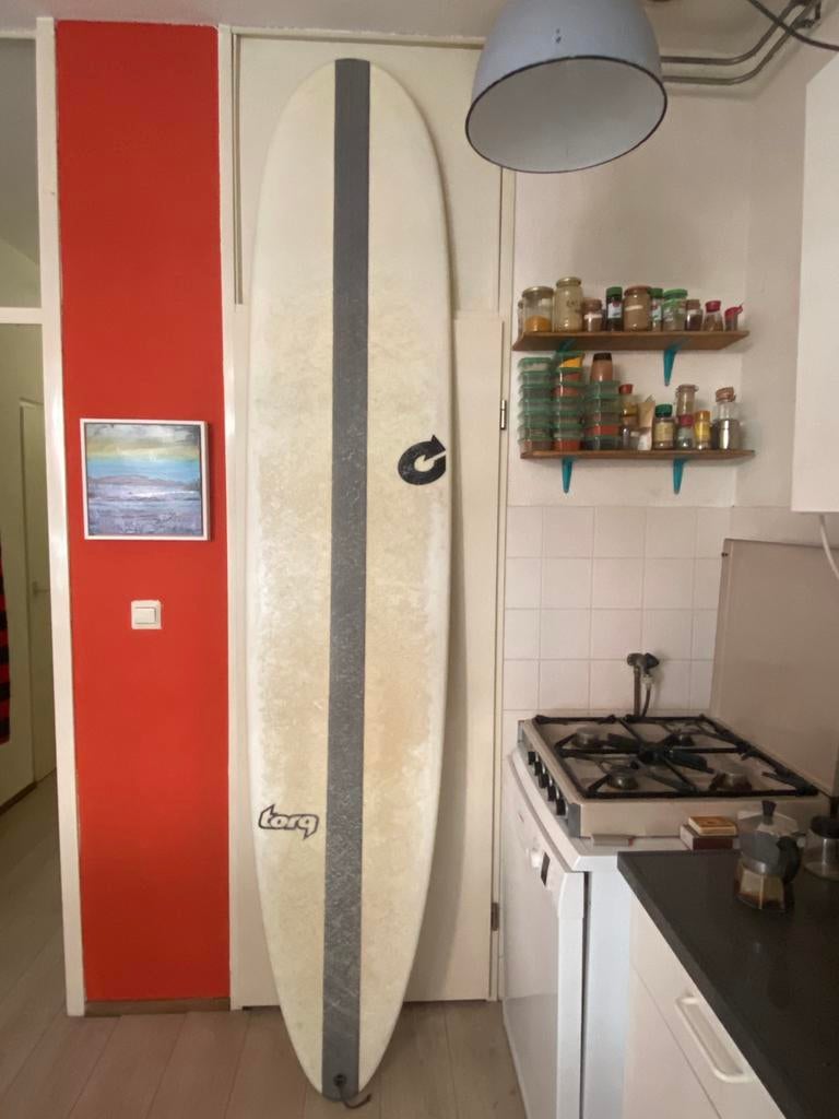 Torq 9’0 Don surfboard te koop!, Watersport en Boten, Golfsurfen, Ophalen, Gebruikt, Longboard, Met koord