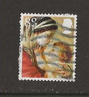 UK; kavel 2, Verzenden, Gestempeld