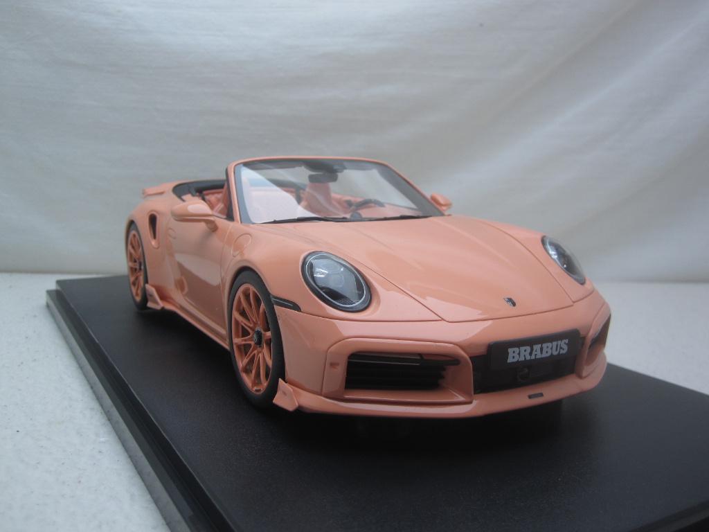 Porsche 911 Turbo S Brabus 900 Peech 2024 1:18 GT-Spirit, Ophalen of Verzenden, Nieuw, Auto, Overige merken