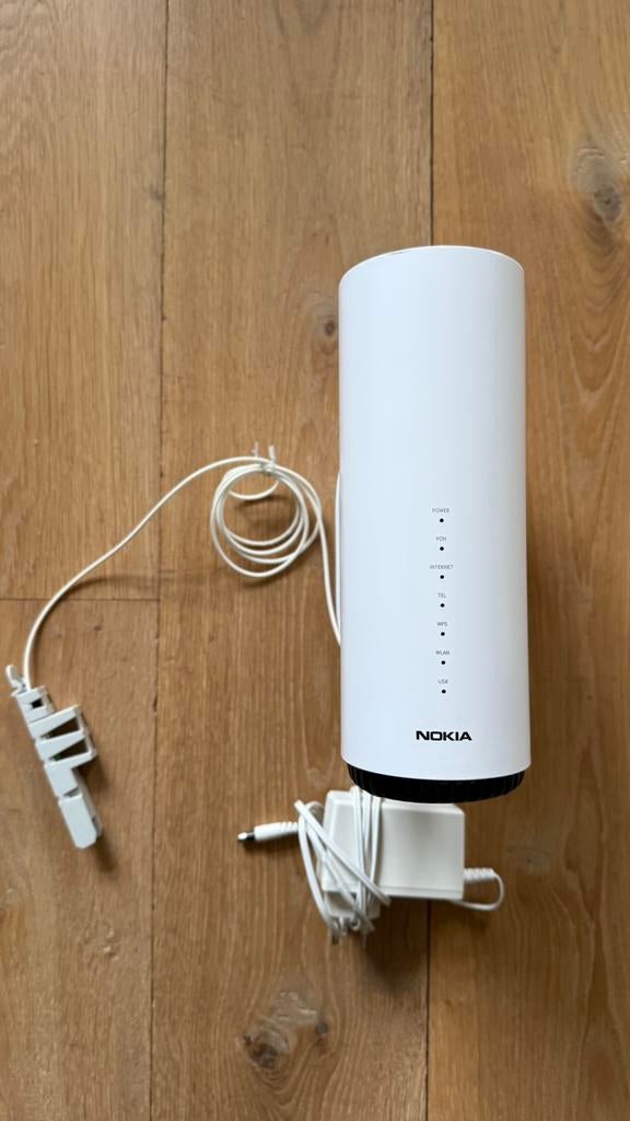 Nokia XS-2426G-B WiFi 6 glasvezel modem/router | €65,-, Computers en Software, Routers en Modems, Ophalen of Verzenden, Zo goed als nieuw
