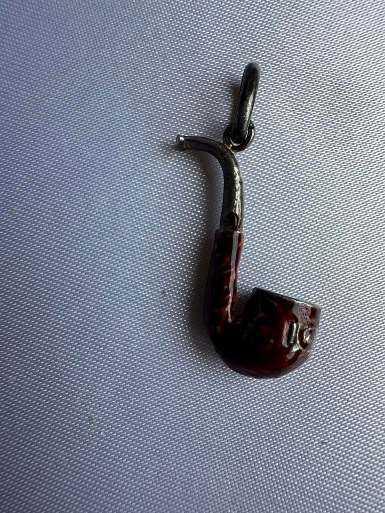 Vintage  silver pendant, Verzenden, Gebruikt, Zilver