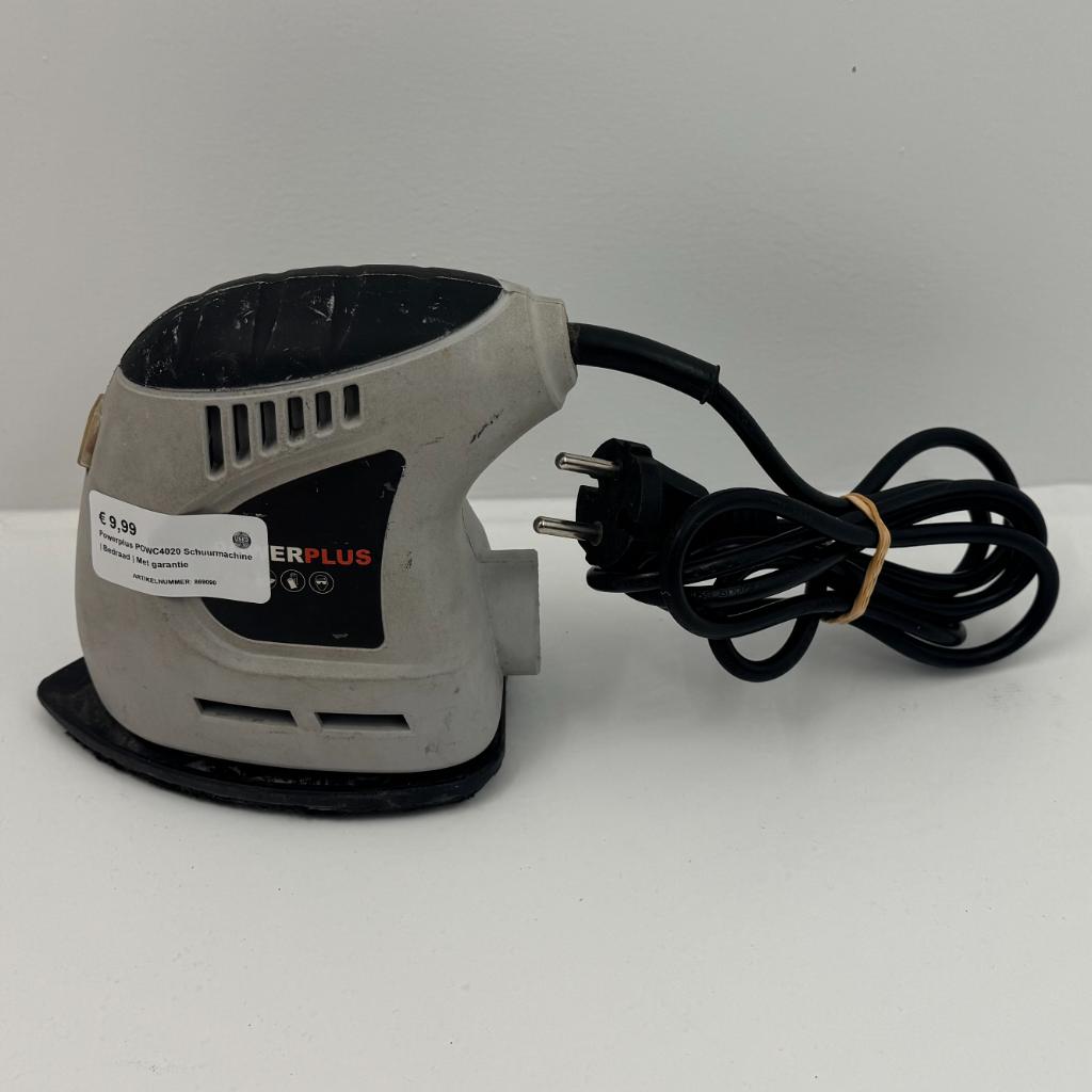 Powerplus POWC4020 Schuurmachine | Bedraad | Met garantie, Dordrecht@usedproducts.nl, Toulonselaan 72, Ophalen of Verzenden, Zo goed als nieuw