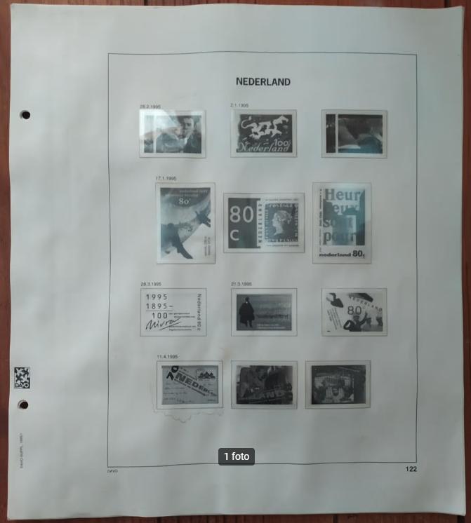 Davo album pagina 122-124A, A52-A53, V3-V4, Ophalen of Verzenden, Verzamelalbum