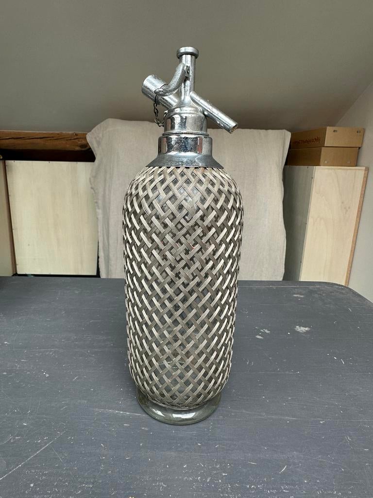 Vintage Sifonfles / Sifonsoda fles - Koolzuur waterfles, Antiek en Kunst, Ophalen of Verzenden