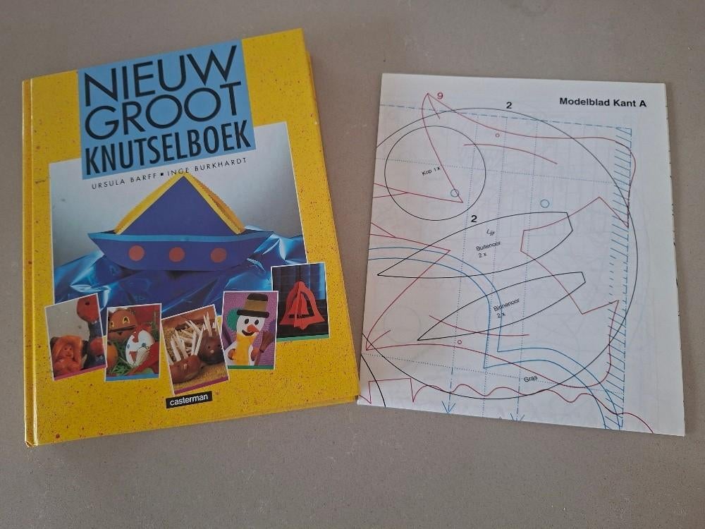 grote( dik)knutselboek door Ursuka Barff &Inge Burkhard., Ophalen of Verzenden