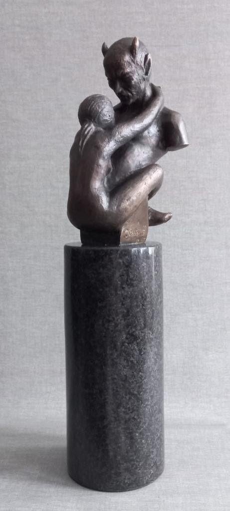 Etruscan Brons Statuette of an Ithyphallic Satyr
& nude, Ophalen of Verzenden, Brons