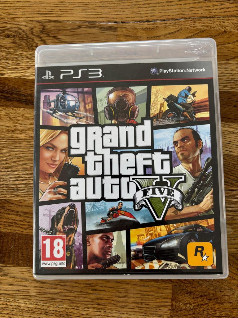 Grand Theft Auto V (GTA 5) PS3, Spelcomputers en Games, Games | Sony PlayStation 3, Avontuur en Actie, Online, Gebruikt, Vanaf 18 jaar