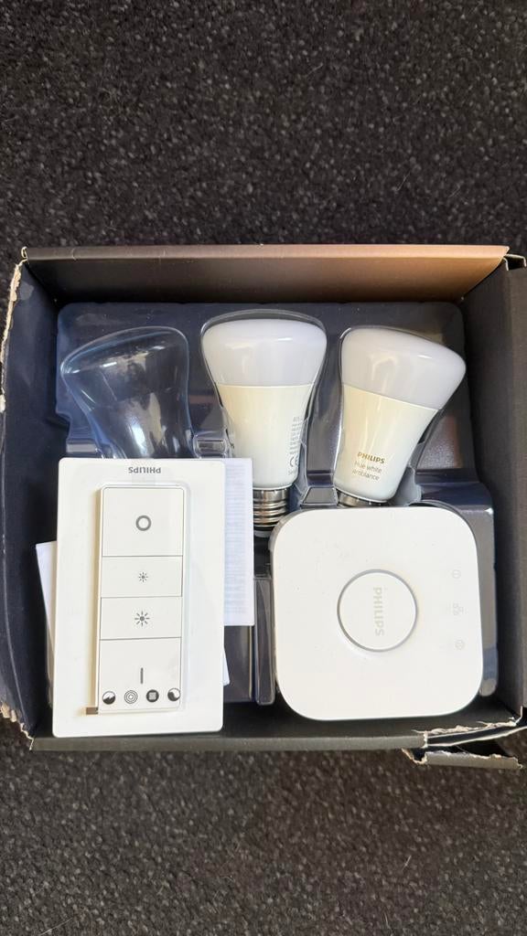 Phillips hue set, Ophalen of Verzenden, Zo goed als nieuw, Detector, Sensor of Melder, Rook