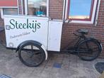 Steekijskar bakfiets wit met groene letters.., Ophalen of Verzenden, Gebruikt, 1 kind