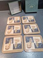 Vintage onderzetters 6 stuks, Ophalen of Verzenden, Glas of Kopje