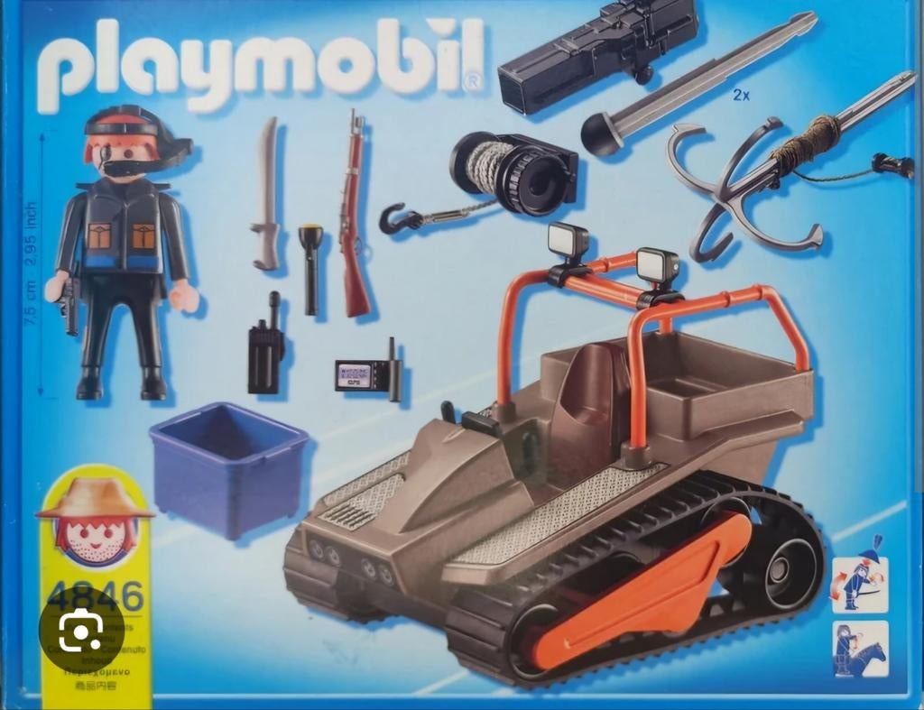 Playmobil 4846 Schattenjacht, Kinderen en Baby's, Speelgoed | Playmobil, Ophalen of Verzenden, Zo goed als nieuw