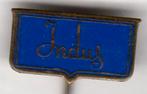 Speldje INDUS HORLOGE BLAUW (A5), Verzamelen, Speldjes, Pins en Buttons, Verzenden, Gebruikt, Overige onderwerpen