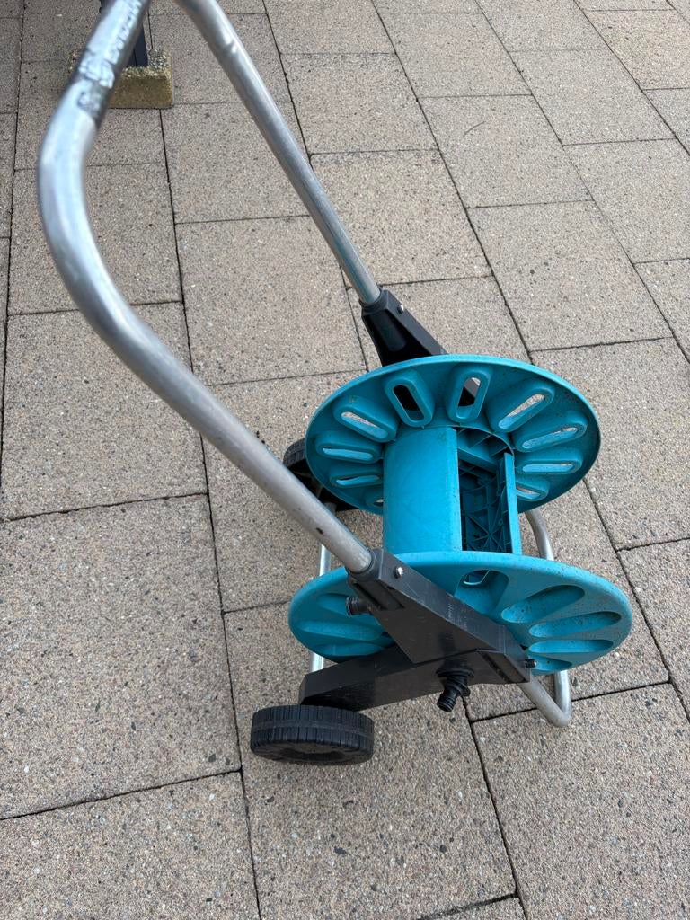 Gardena Slangenhaspel - Handig en Mobiel, Tuin en Terras, Tuinslangen, Ophalen of Verzenden, Gebruikt, Tuinslanghaspel