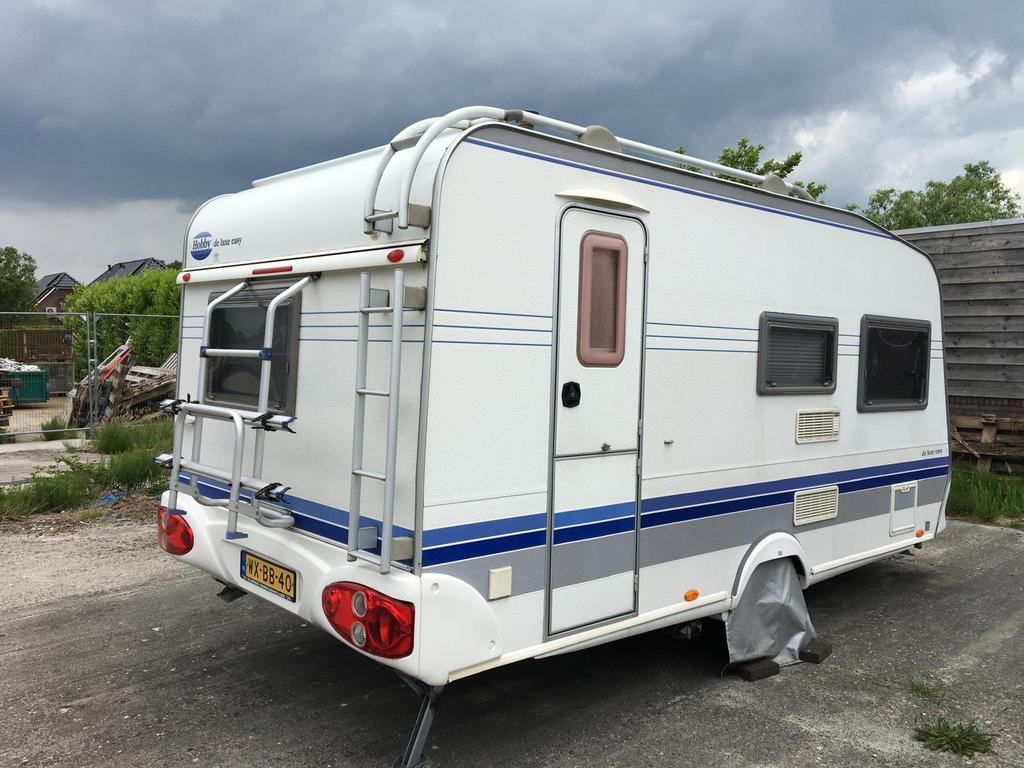 Hobby de luxe easy 440, Caravans en Kamperen, Caravans, Vast bed, Rondzit, Hobby, Ringverwarming