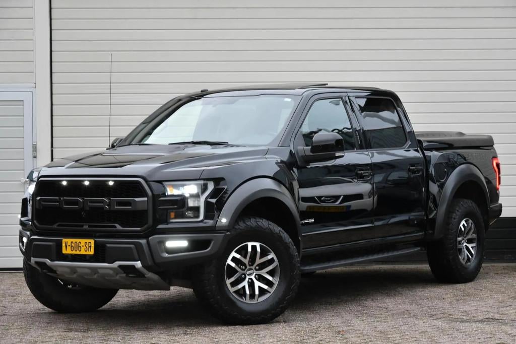 Ford F150 3.5 V6 Ecoboost SuperCrew Raptor, Automaat, Zwart, 3500 cc, Zwart
