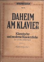 Bo995 bladmuziek moderne en klassieke piano - stukken, Muziek en Instrumenten, Gebruikt, Klassiek, Ophalen of Verzenden, Artiest of Componist