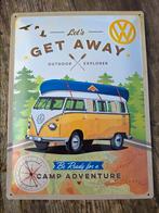 Volkswagen t1 busje bord 29.5x39.5, Ophalen of Verzenden, Reclamebord