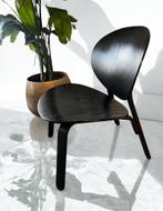 Nieuwstaat set (2) Ikea Fröset design fauteuil (Vitra LCW), Twee, Zwart, Ophalen of Verzenden, Zo goed als nieuw