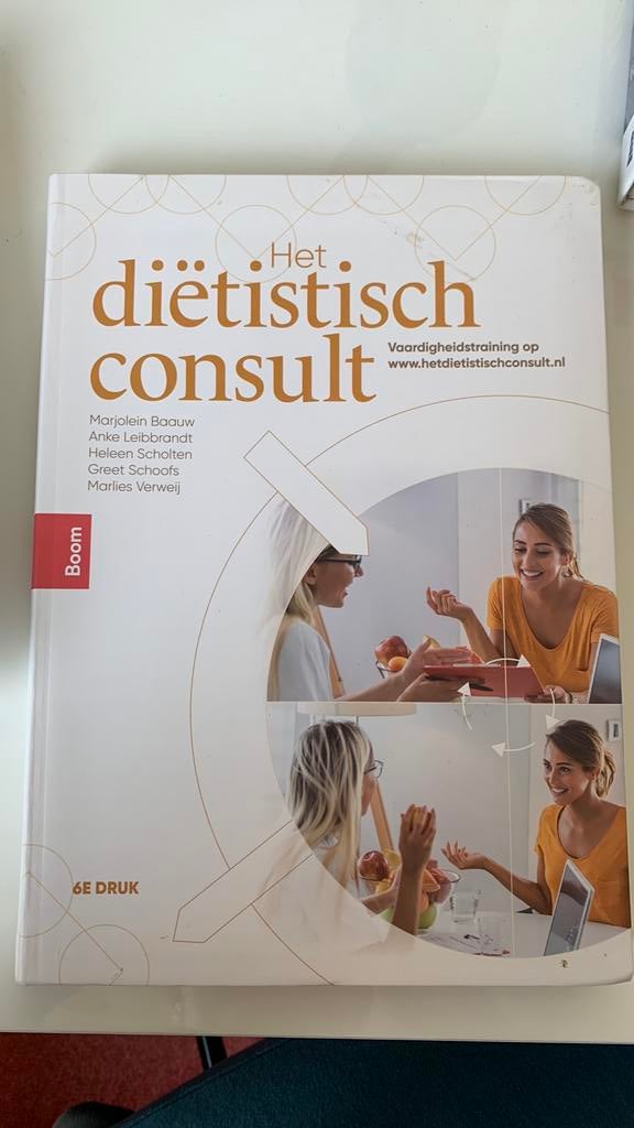 Het diëtistisch consult. 6e druk, Boeken, Ophalen of Verzenden, Zo goed als nieuw