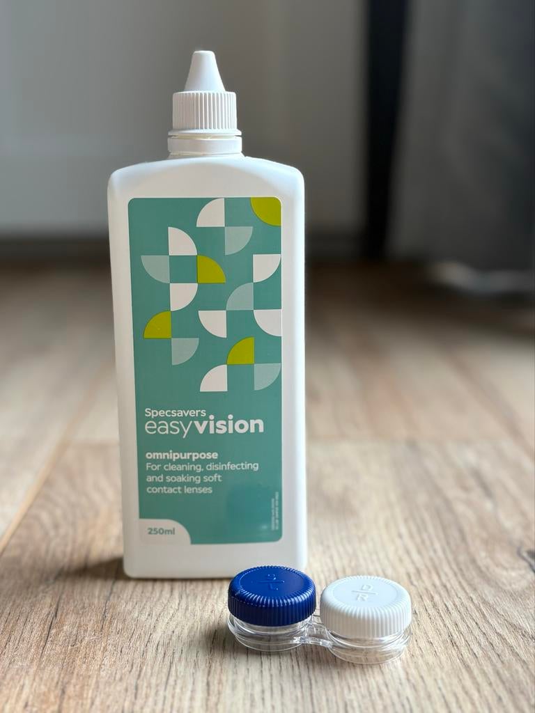 Lenzenvloeistof en lenzendoosje, Ogen, Wit, Nieuw, Ophalen of Verzenden