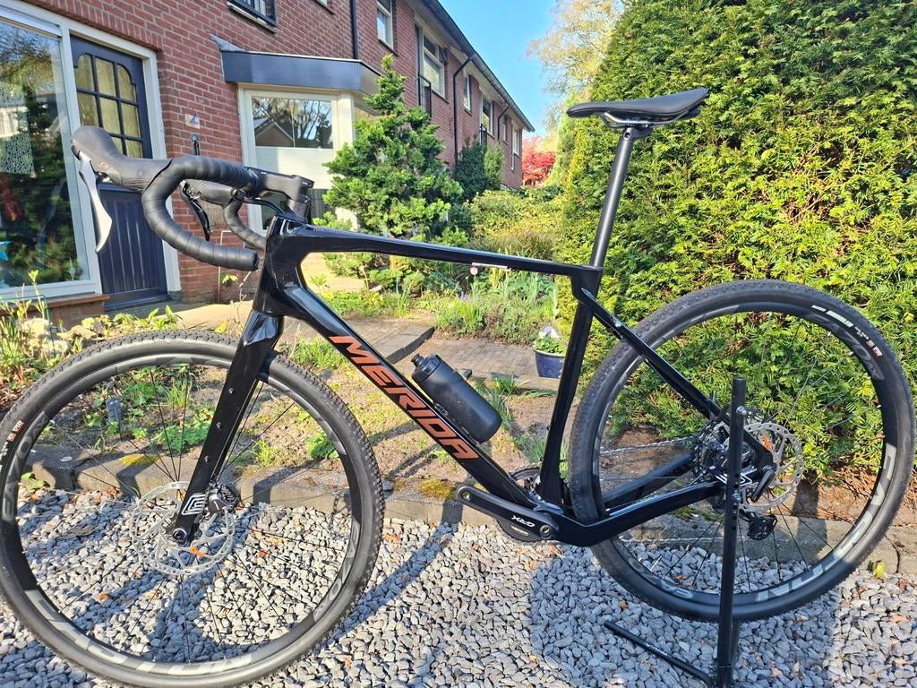 Tekoop nw Merida silex 7000 carbon hoogte M gravelbike, Fietsen en Brommers, Fietsen | Racefietsen, Carbon, Nieuw, 49 tot 53 cm