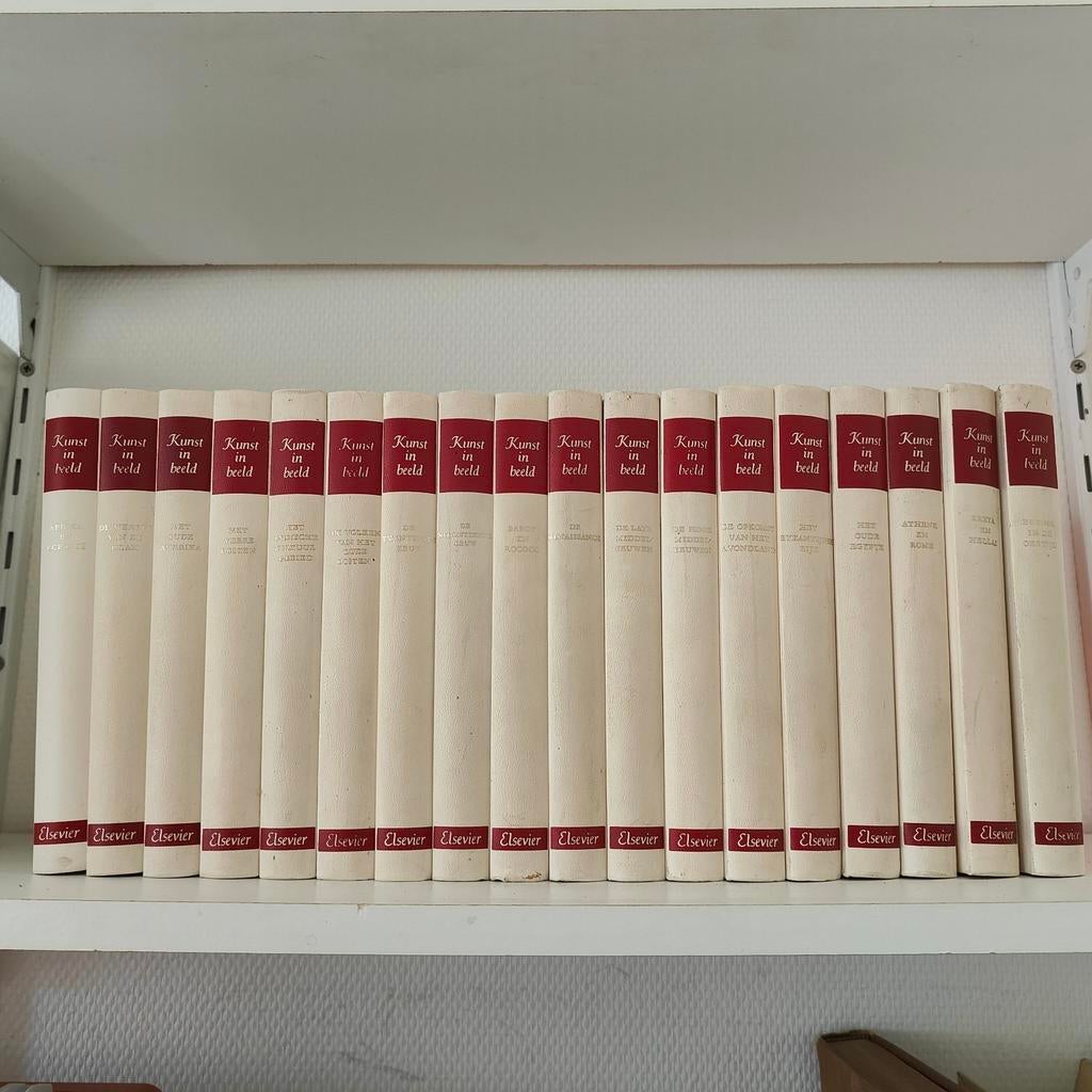 18-delige serie Kunst in Beeld van Elsevier, Boeken, Ophalen of Verzenden, Zo goed als nieuw, Overige onderwerpen