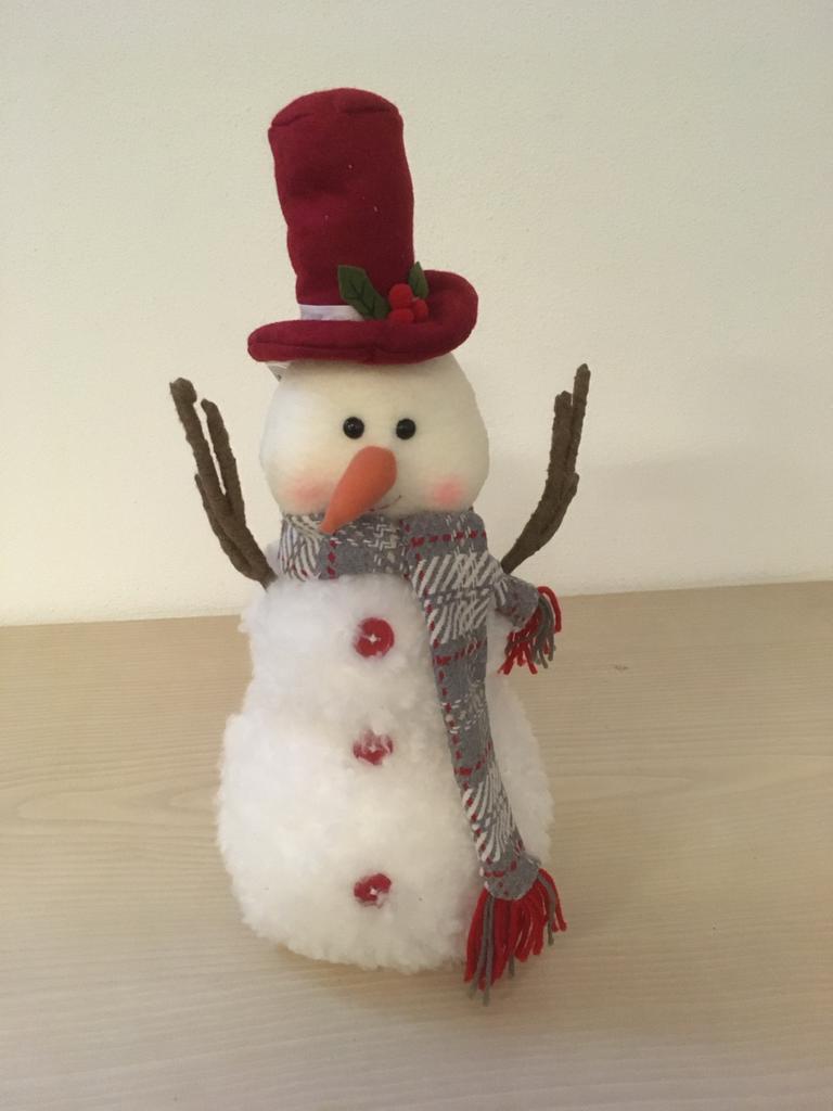 Een leuke Stoffen Kerstman. Hoogte 44 cm., Ophalen of Verzenden