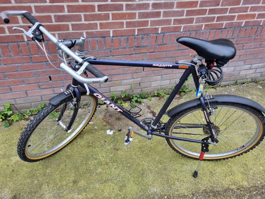 Giant Mountainbike - Donkerblauw - Goede staat, Fietsen en Brommers, Fietsen | Mountainbikes en ATB, Geen vering, Ophalen, Gebruikt