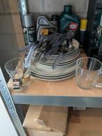 Servies, bestek en glazen set, Ophalen