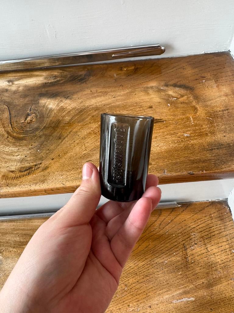Jägermeister shotglas, Ophalen of Verzenden, Zo goed als nieuw, Gebruiksvoorwerp