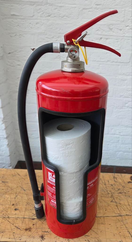 Brandblusser WC-rolhouder - Uniek en decoratief, Ophalen of Verzenden, Gebruikt