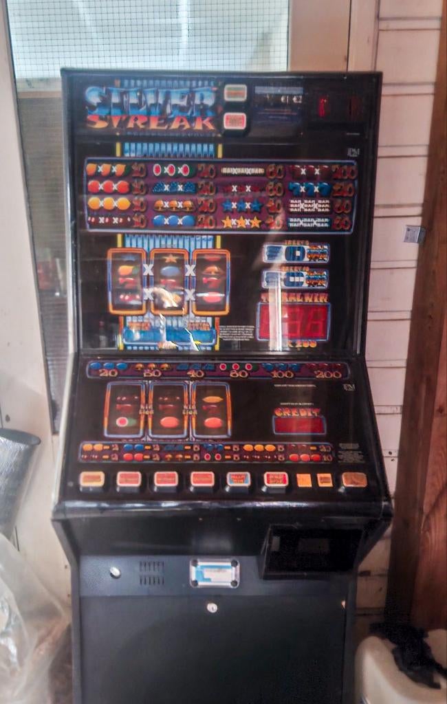 Silver Streak Gokkast - Klassieke Retro Fruitautomaat, Verzamelen, Automaten | Gokkasten en Fruitautomaten, Euro, Ophalen of Verzenden
