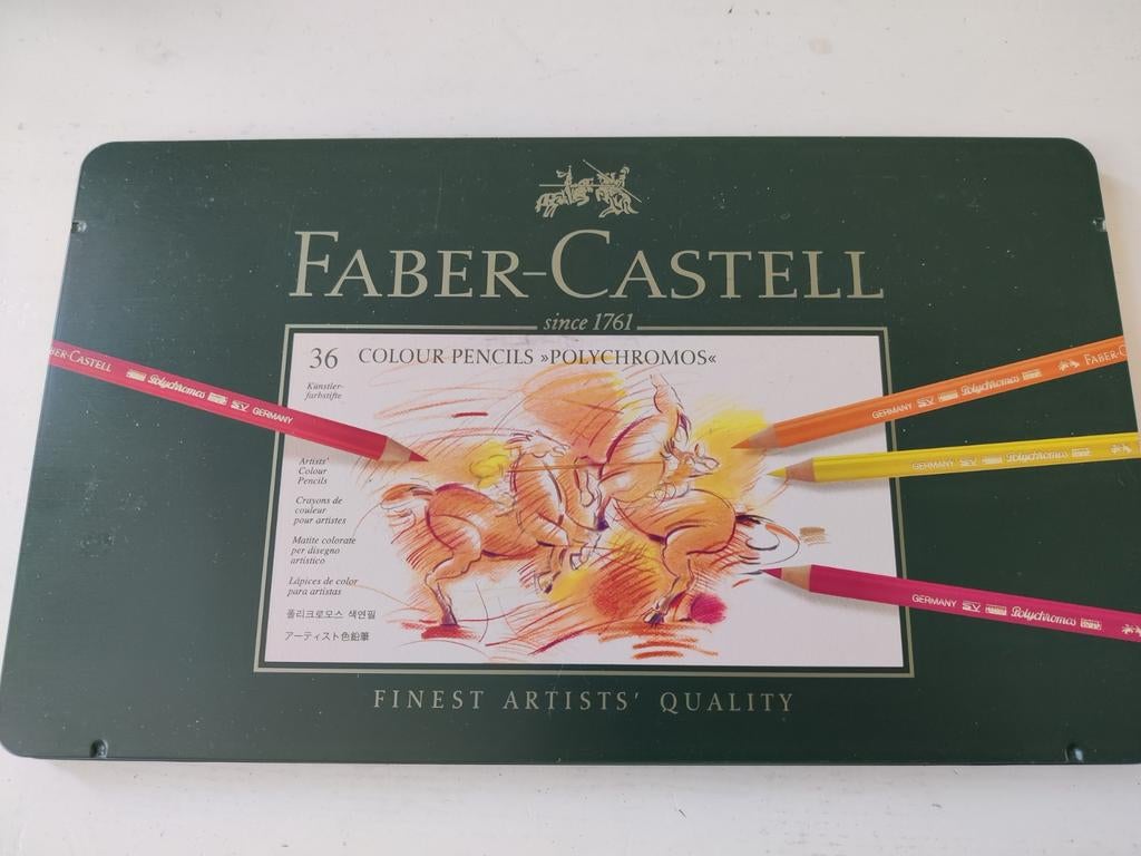 Faber-Castell blik 36 Polychromos, Hobby en Vrije tijd, Tekenen, Ophalen of Verzenden, Potlood of Stift