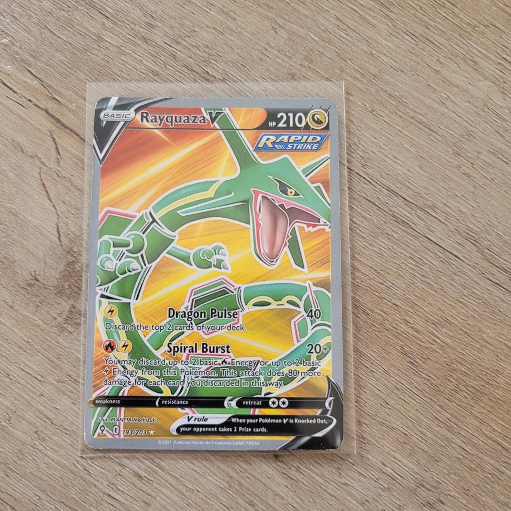 Rayquaza kaart, Ophalen of Verzenden, Zo goed als nieuw
