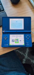Nintendo DSi Blauw met spellen, Spelcomputers en Games, Ophalen, Blauw, Dsi, Gebruikt