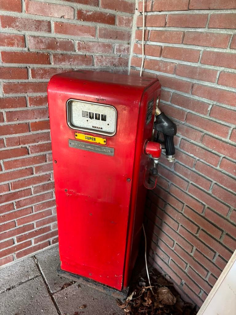 Gasboy benzinepomp decoratie gasboy pomp tokheim gilbarco, Ophalen of Verzenden, Zo goed als nieuw, Reclamebord