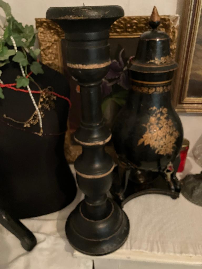 Houten kandelaar, Ophalen of Verzenden