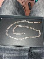 Stijlvolle RVS Ketting, Sieraden, Tassen en Uiterlijk, Kettingen, Overige materialen, Verstelbaar, Ophalen of Verzenden, Zo goed als nieuw