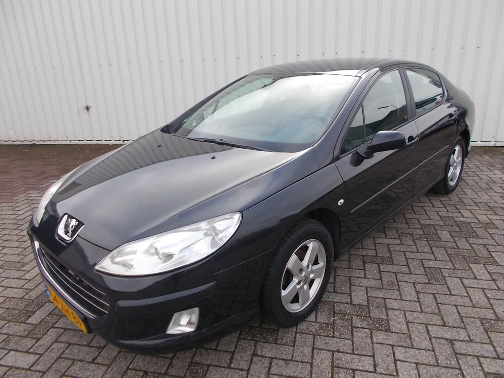 Peugeot 407 1.8-16V Premium Sedan ( APK KEURING BIJ AFLEVERI, Auto's, Stof, Gebruikt, Zwart, 4 cilinders
