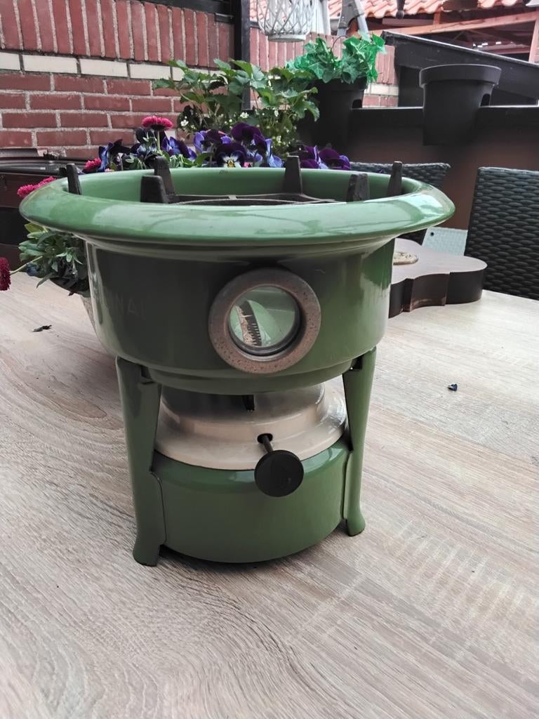 Vintage Haller Original Petroleum Kooktoestel - Groen, Ophalen
