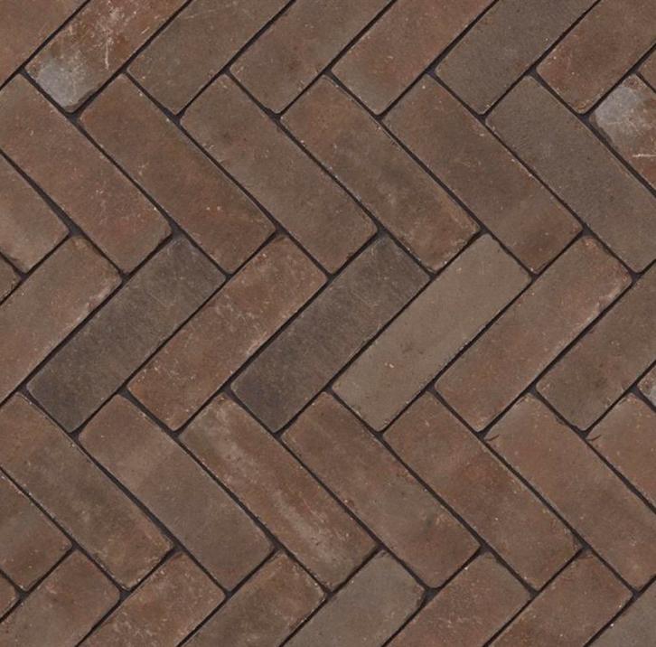 Gebakken klinkers Oliva Wasserstrich DF80, restpartij 4m2, Tuin en Terras, Tegels en Klinkers, Gebruikt, Klinkers, Keramiek, Minder dan 5 m²