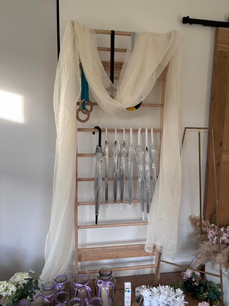 Bruilofts decoratie en spullen, Hobby en Vrije tijd, Feestartikelen | Verhuur, Ophalen, Zo goed als nieuw, Geboorte of Huwelijk